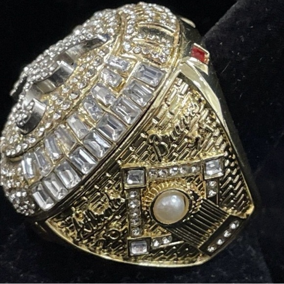 Atlanta Braves Replica Gold and Silver World Series 2021 Championship Ring 11 - Picture 10 of 11